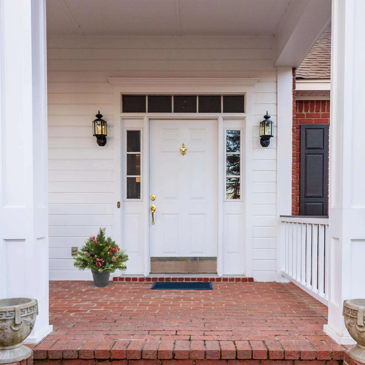 Celebrations 1-1/2 Ft. Icy Mixed Pine Urn Filler 1 Pk - Image 2