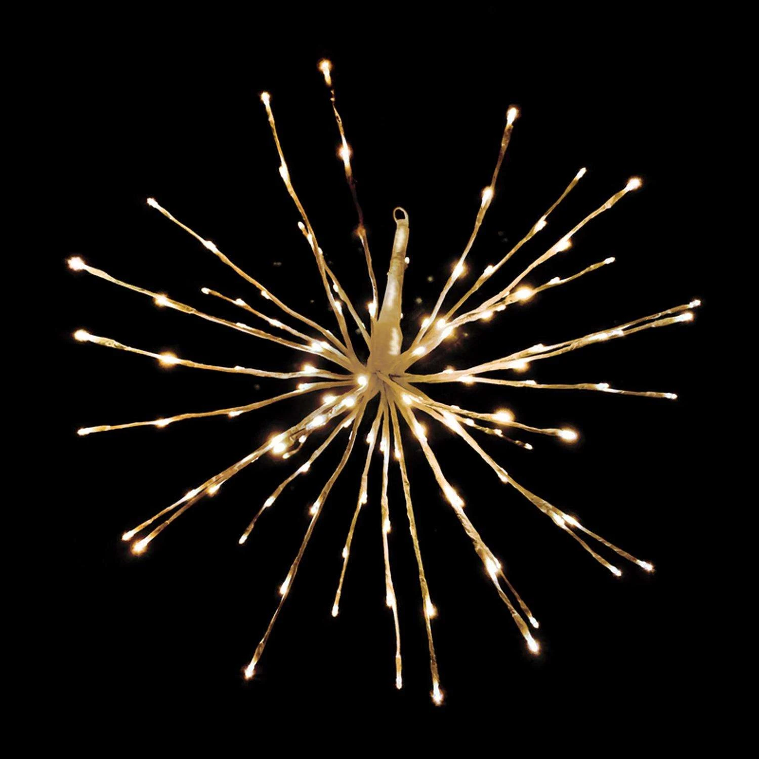 Celebrations Platinum LED Gold Radiant Blast 24 In. Hanging Decor - Image 2