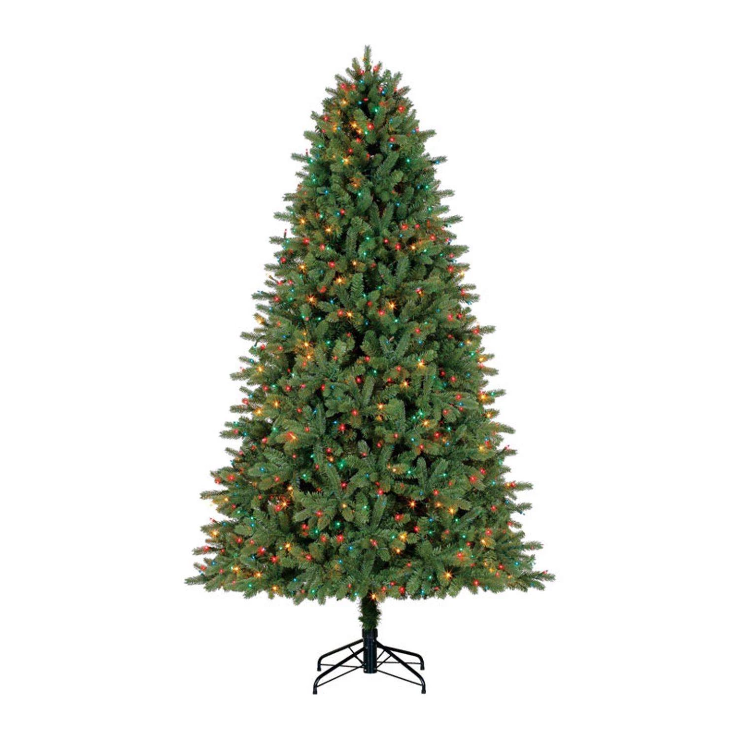 Celebrations 7-1/2 Ft. Full Incandescent 600 Ct Grande Fir Color Changing Christmas Tree