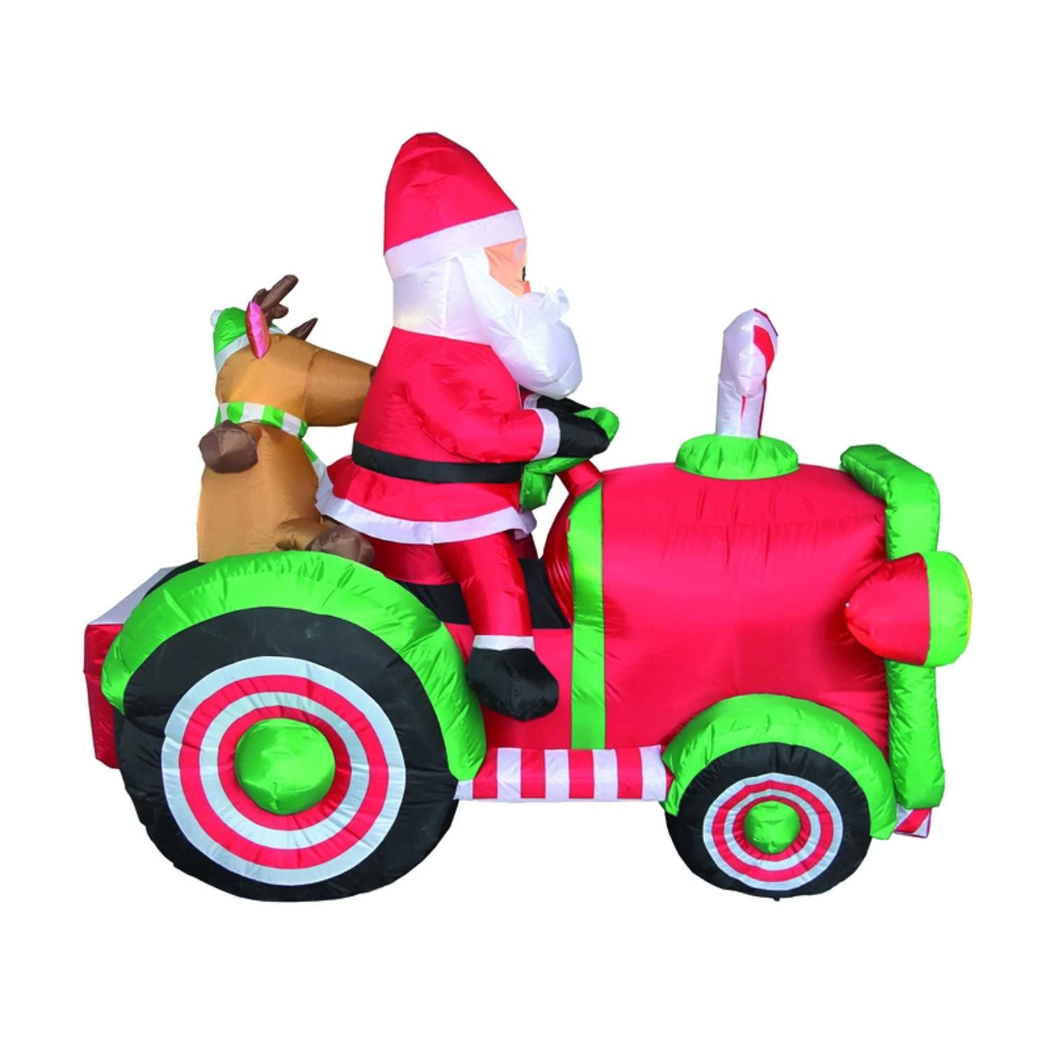 Celebrations Santa With Tractor 6 Ft. Inflatable - Image 2