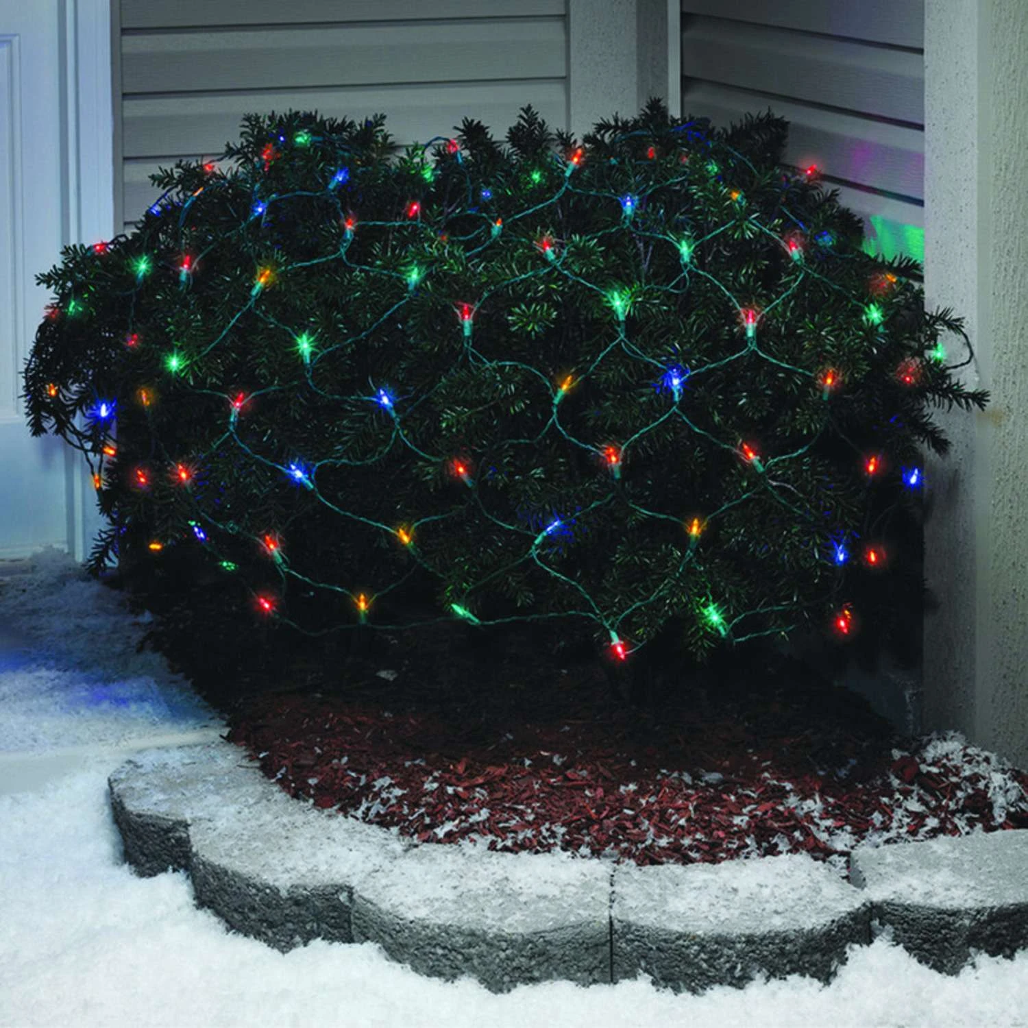 Celebrations LED Multicolored 100 Ct Net Christmas Lights 6 Ft. - Image 2