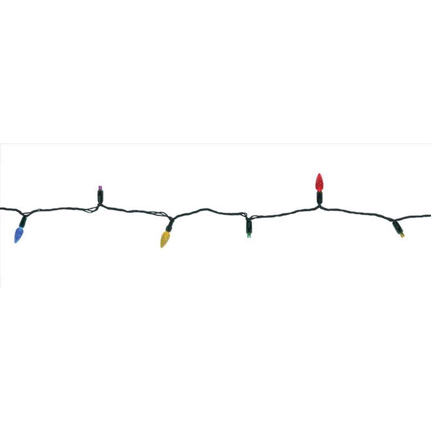 Celebrations Platinum LED C6 Multicolored 50 Ct String Christmas Lights 25 Ft. - Image 3