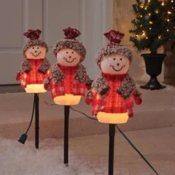 Celebrations Incandescent Clear Snowman 24 In. Pathway Decor