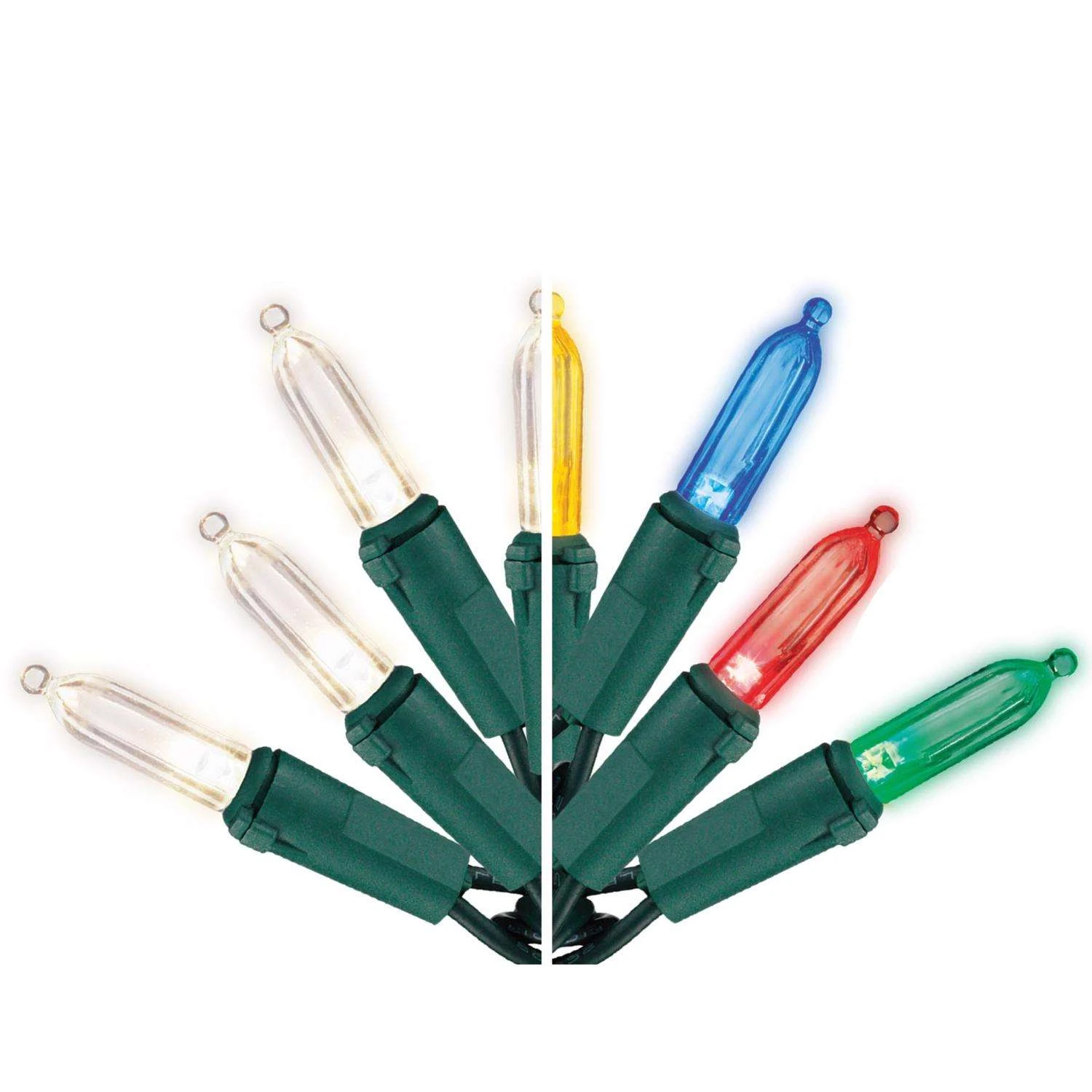 Celebrations Gold LED Mini Multicolored/Warm White 100 Ct String Christmas Lights 33 Ft. - Image 2