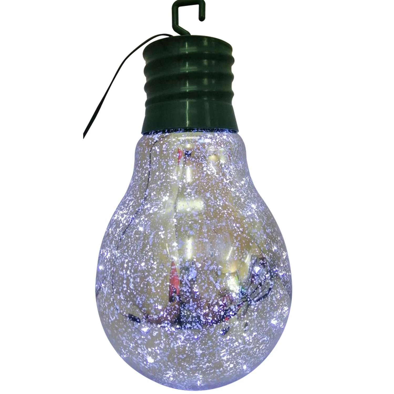 Celebrations LED Cool White Edison Light Bulb 16 In. Hanging Decor