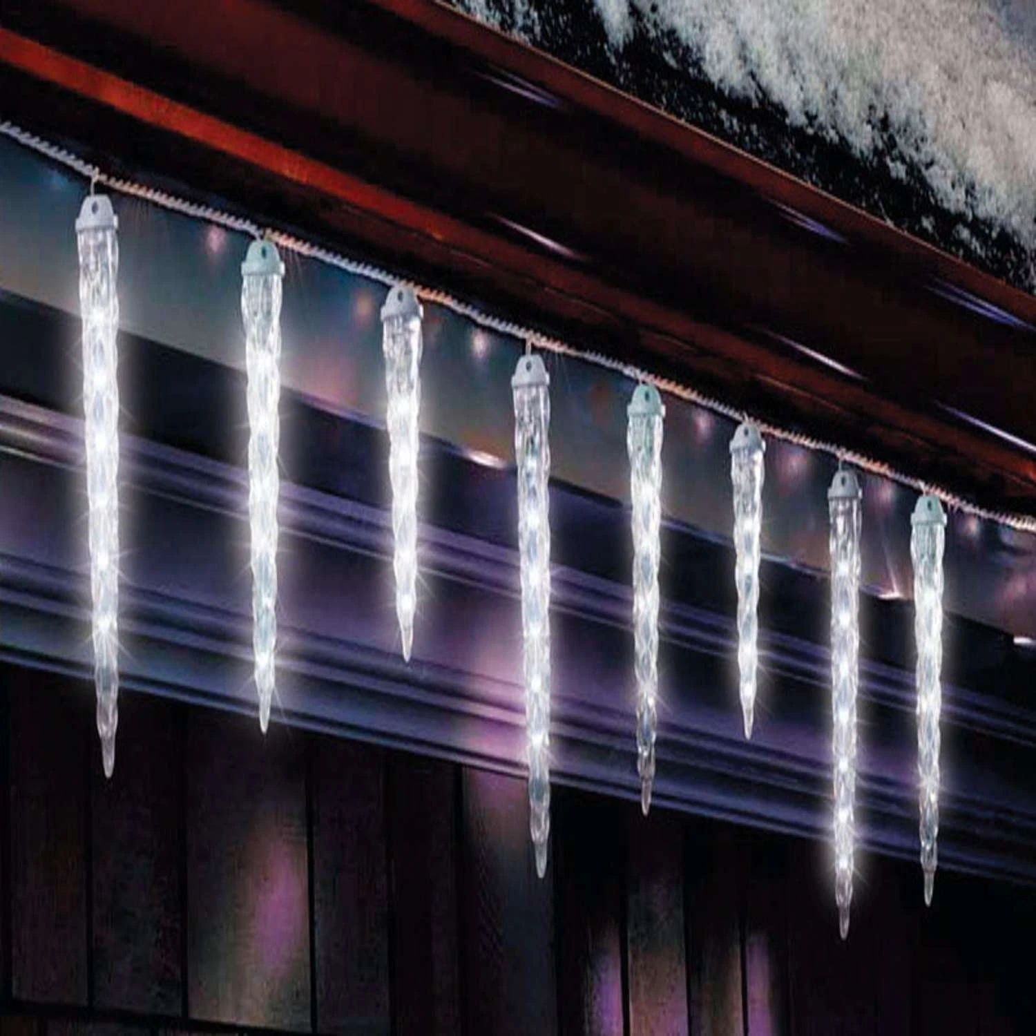 Celebrations LED Cool White 10 Ct String Christmas Lights 9 Ft. - Image 2