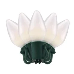 Celebrations Platinum LED C7 Warm White 50 Ct String Christmas Lights 25 Ft.