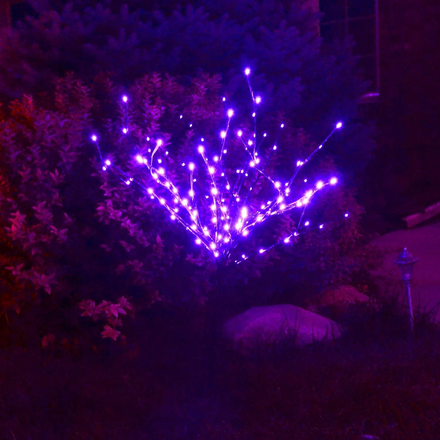 Celebrations Halloween Purple 32 In. LED Prelit Burst Halloween Decor - Image 3