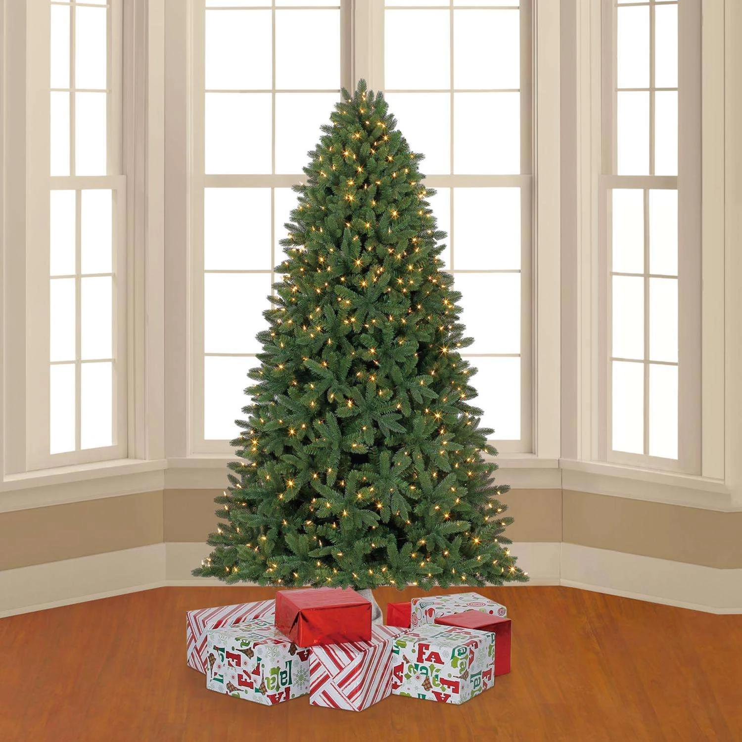 Celebrations 7-1/2 Ft. Full Incandescent 600 Ct Grande Fir Color Changing Christmas Tree - Image 3