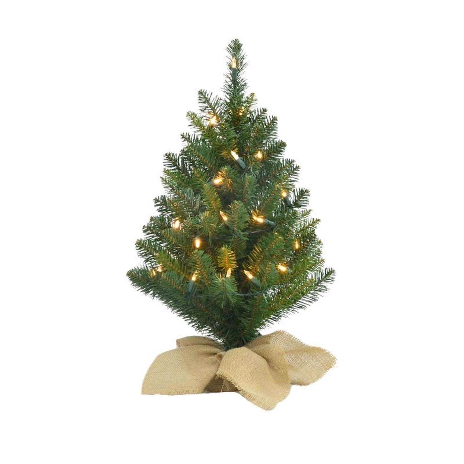 Celebrations 2 Ft. Full Incandescent 35 Ct Table Top Christmas Tree