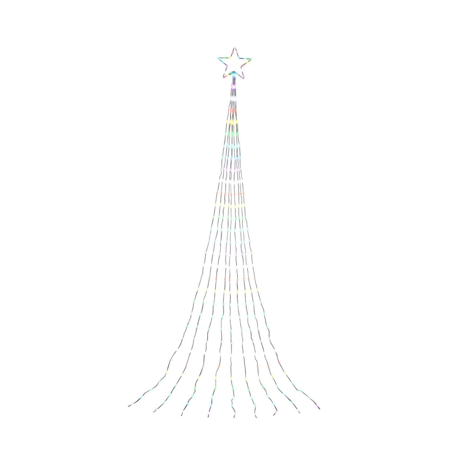 Celebrations LED Multi RGB Shooting Star 12 Ft. Yard Decor