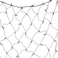 Celebrations Purple 100 Ct LED Halloween Net Lights