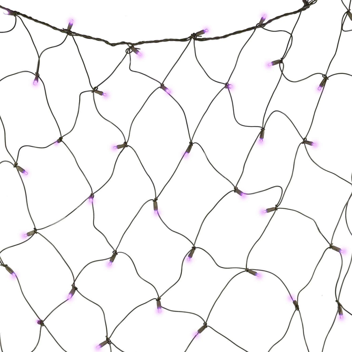 Celebrations Purple 100 Ct LED Halloween Net Lights
