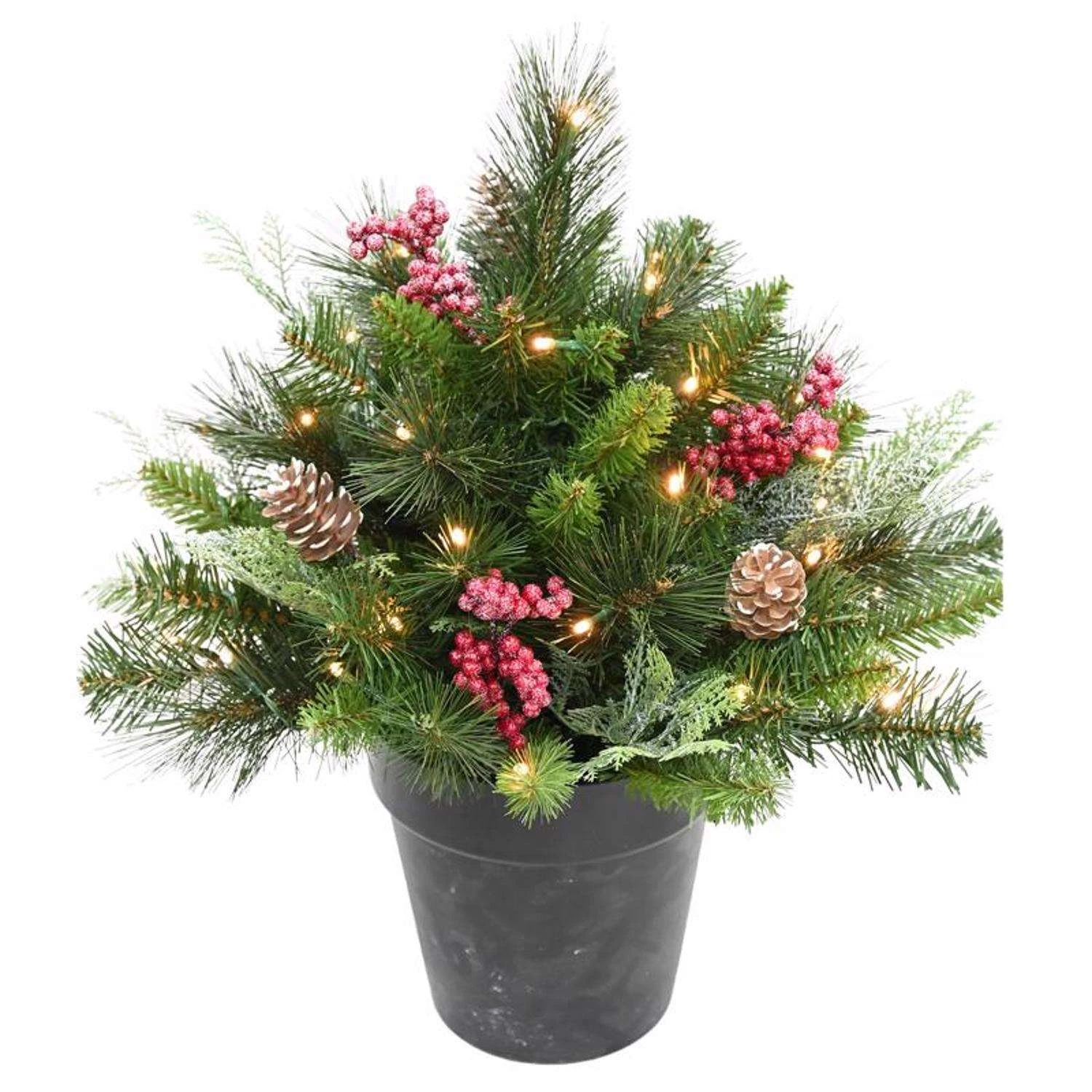 Celebrations 1-1/2 Ft. Icy Mixed Pine Urn Filler 1 Pk