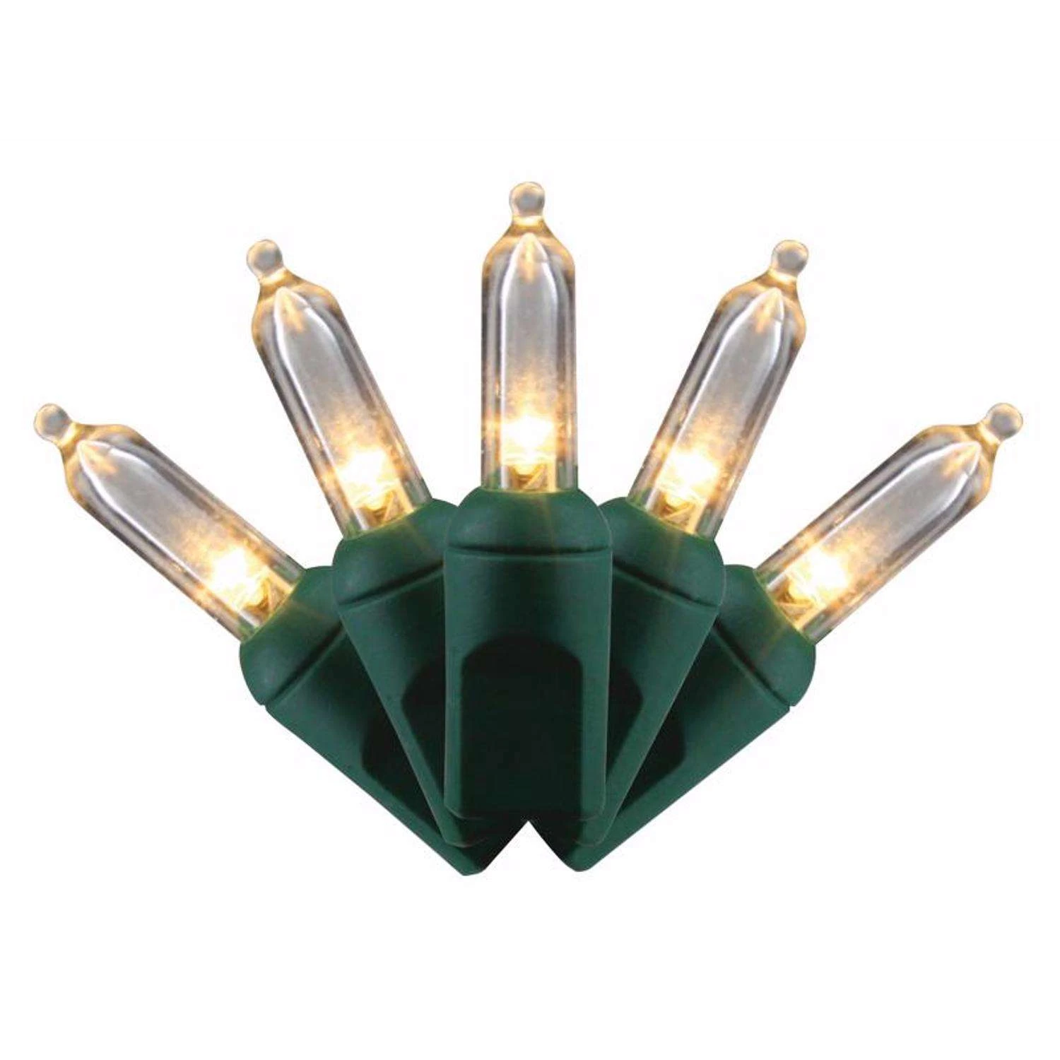 Celebrations Platinum LED T5 Warm White 50 Ct String Christmas Lights 25 Ft.