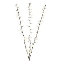 Celebrations LED Pure White Lighted Branches 38 In. Yard Decor